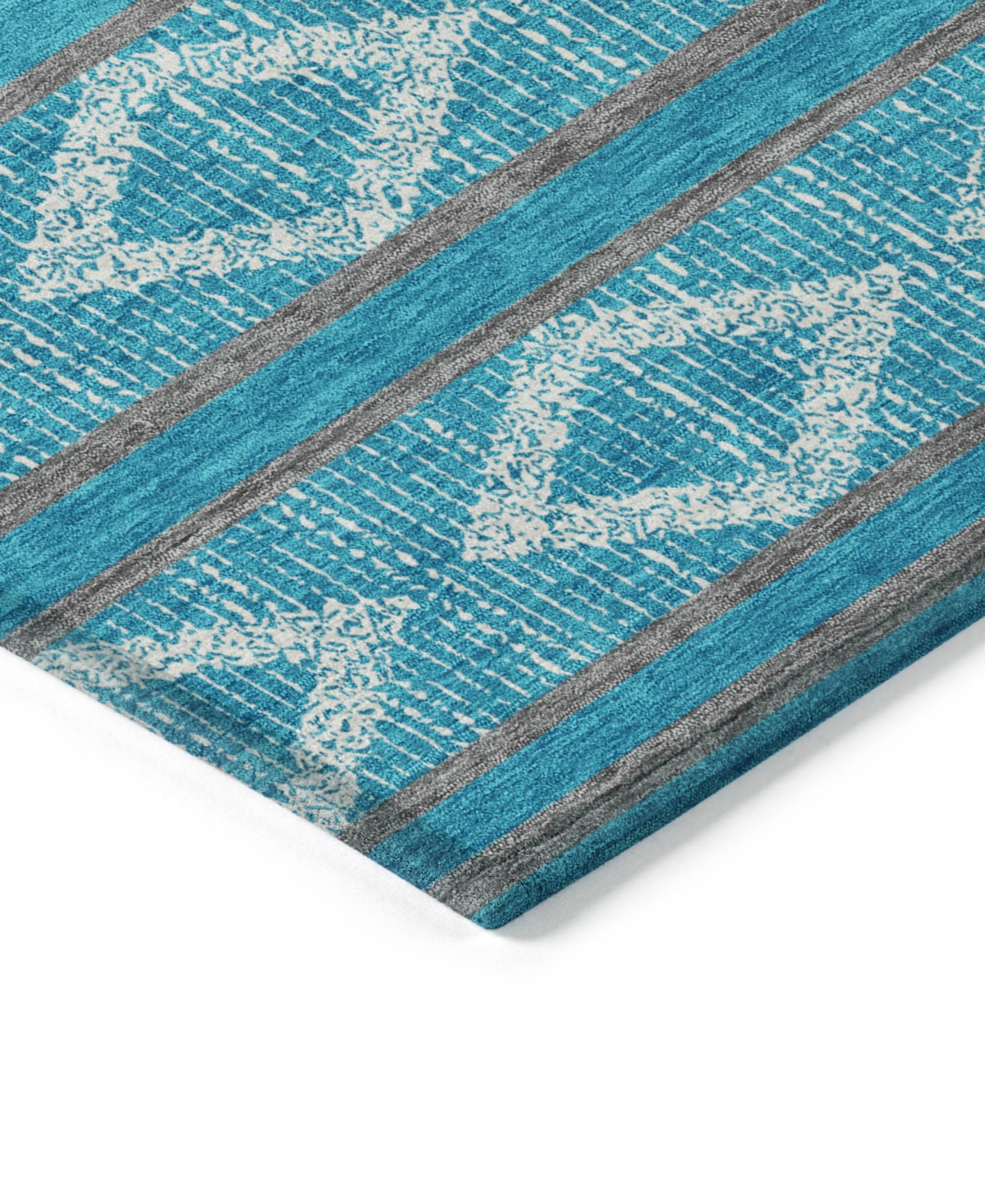 Addison Chantille Mahine Washable Acn1029 9'x12' Area Rug In Teal