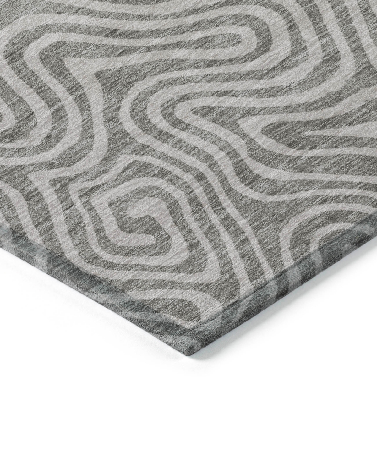 Addison Chantille Mahine Washable Acn1030 8'x10' Area Rug In Taupe