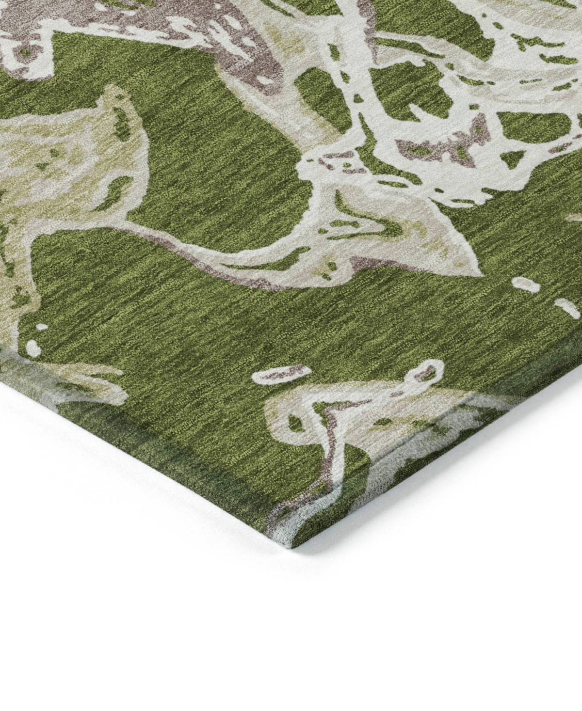 Addison Chantille Mahine Washable Acn1035 8'x10' Area Rug In Olive