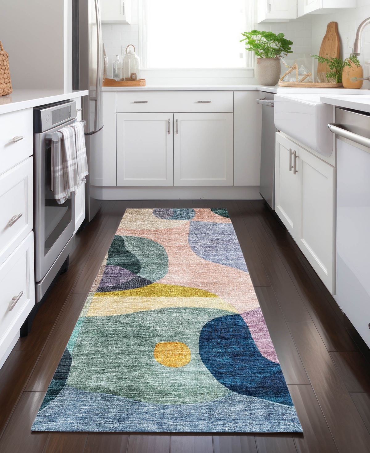 Addison Chantille Machine Washable Acn1119 2'3''x7'6'' Runner Area Rug In Multi