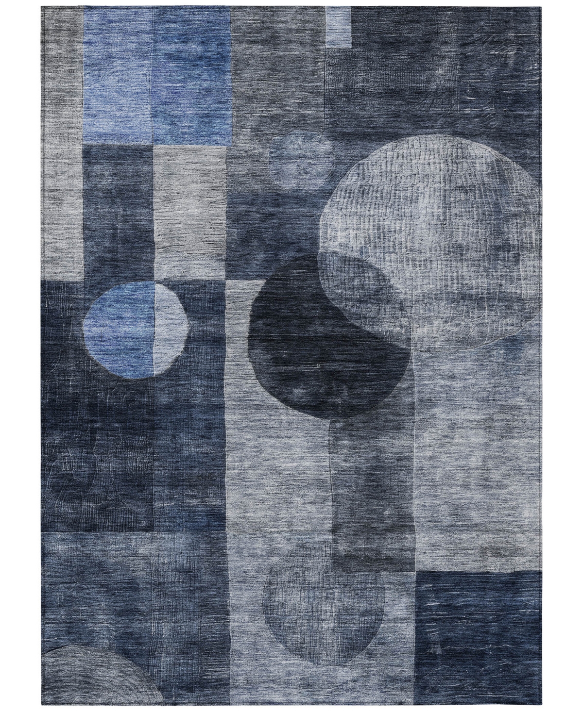 Addison Chantille Machine Washable Acn1114 10'x14' Area Rug In Navy