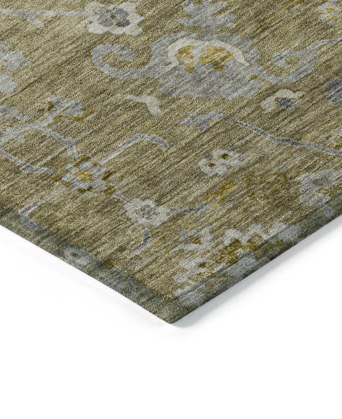 Addison Chantille Machine Washable Acn1107 2'6''x3'10'' Area Rug In Brown