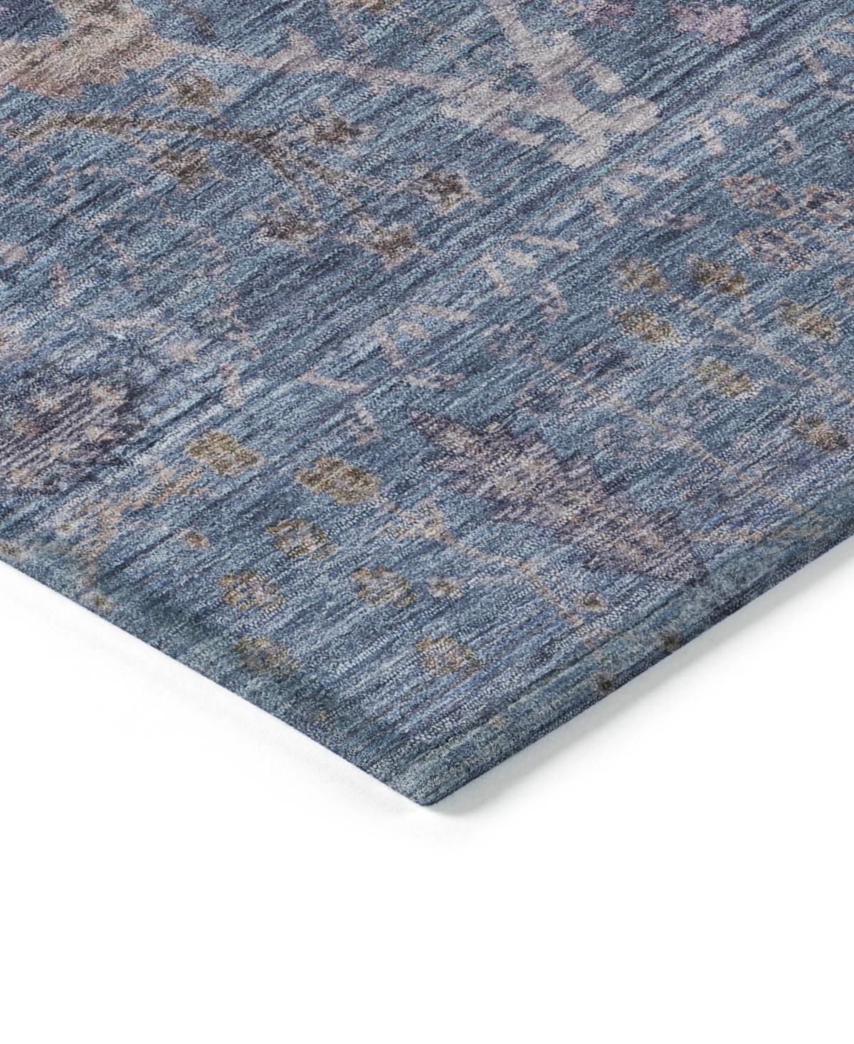 Addison Chantille Machine Washable Acn1106 5'x7'6" Area Rug In Blue