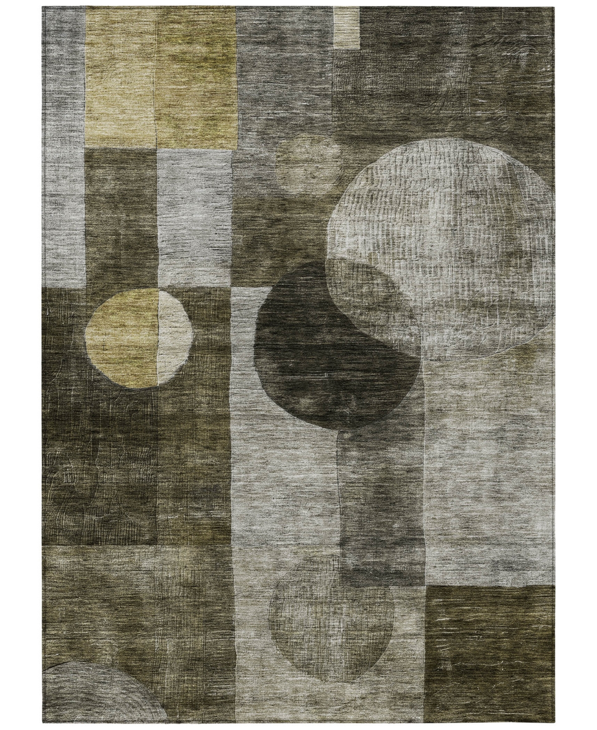 Addison Chantille Machine Washable Acn1114 3'x5' Area Rug In Taupe