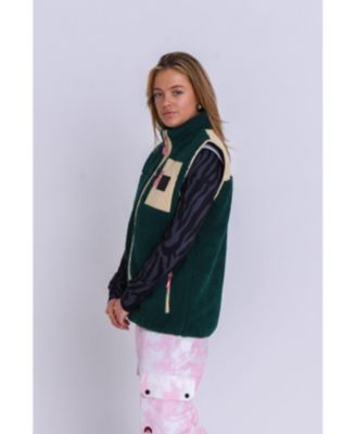 Women's Method Sherpa Vest Dusky Pink