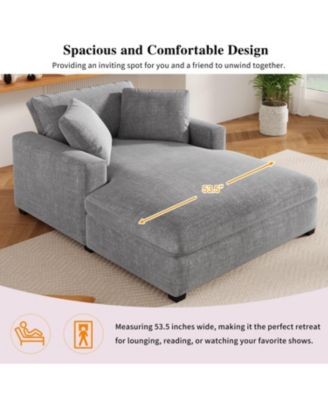 Mirod Oversized Chaise, 53.5" x 70.9