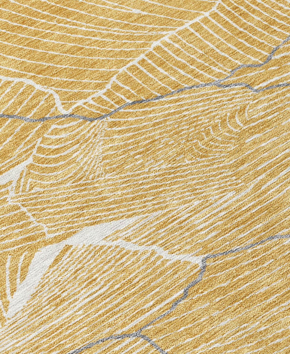 Addison Chantille Mahine Washable Acn1048 8'x10' Area Rug In Gold