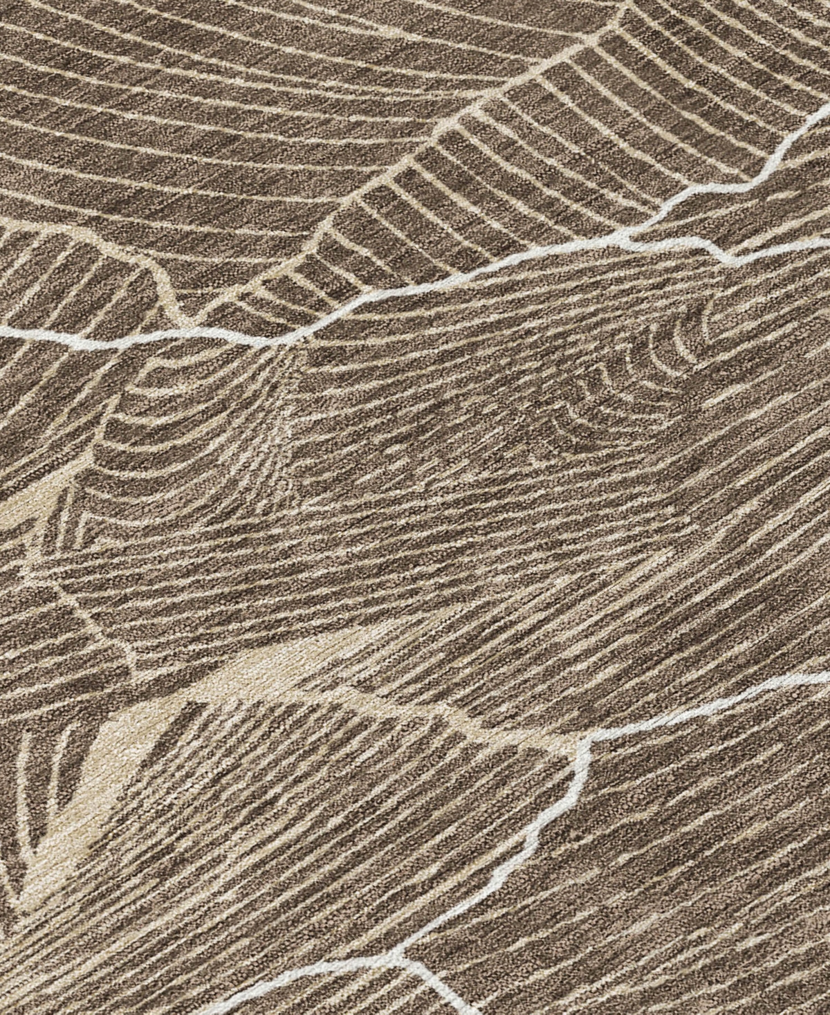 Addison Chantille Mahine Washable Acn1048 8'x10' Area Rug In Brown