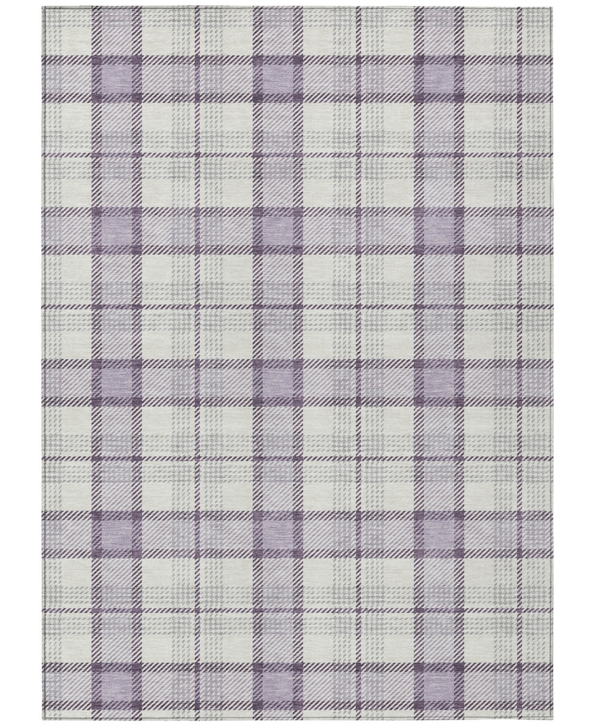 Addison Chantille Mahine Washable Acn1052 5'x7'6" Area Rug In Lavender