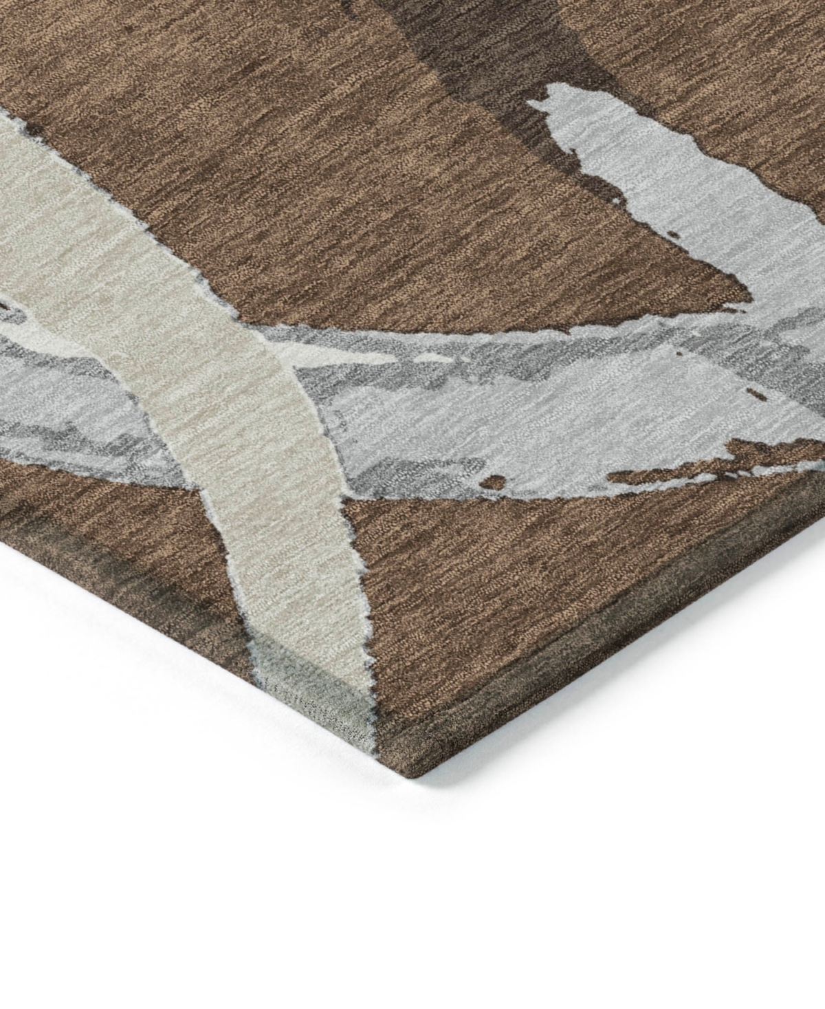 Addison Chantille Machine Washable Acn1022 5'x7'6 Area Rug In Brown