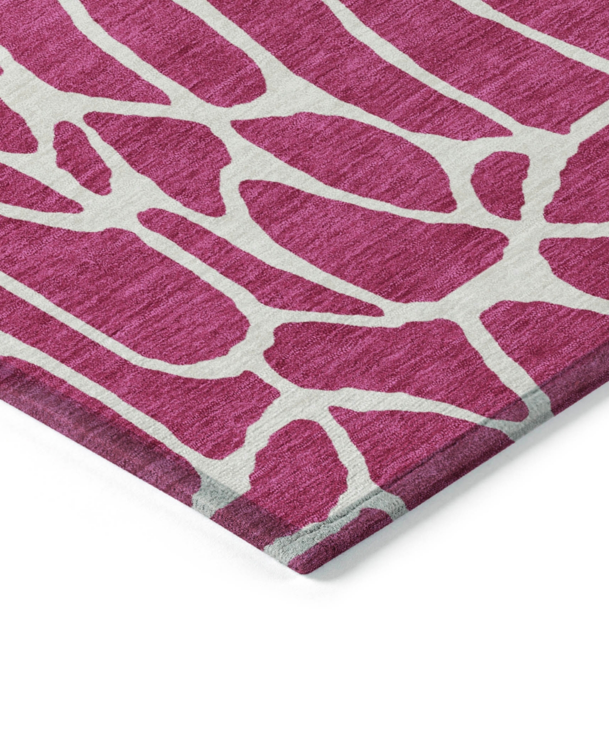 Addison Chantille Machine Washable Acn1024 5'x7'6 Area Rug In Rose