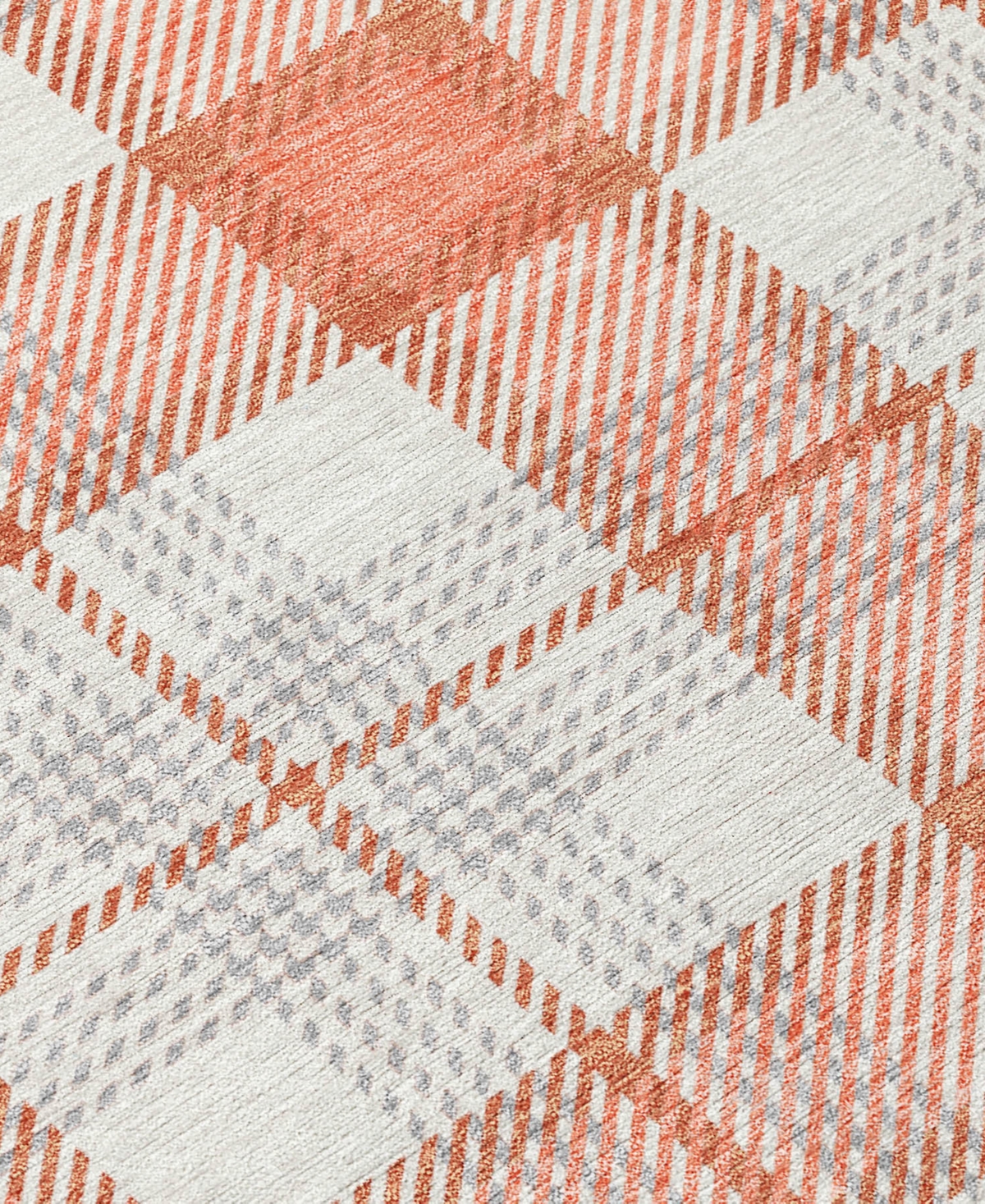 Addison Chantille Mahine Washable Acn1052 2'3"x7'6" Runner Area Rug In Coral