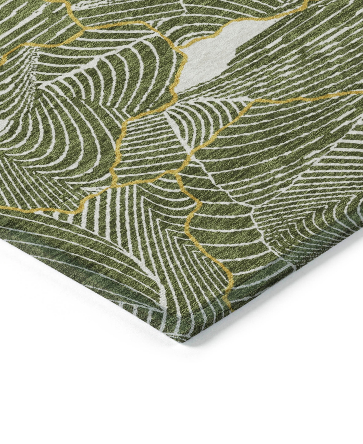 Addison Chantille Mahine Washable Acn1048 2'3"x7'6" Runner Area Rug In Olive