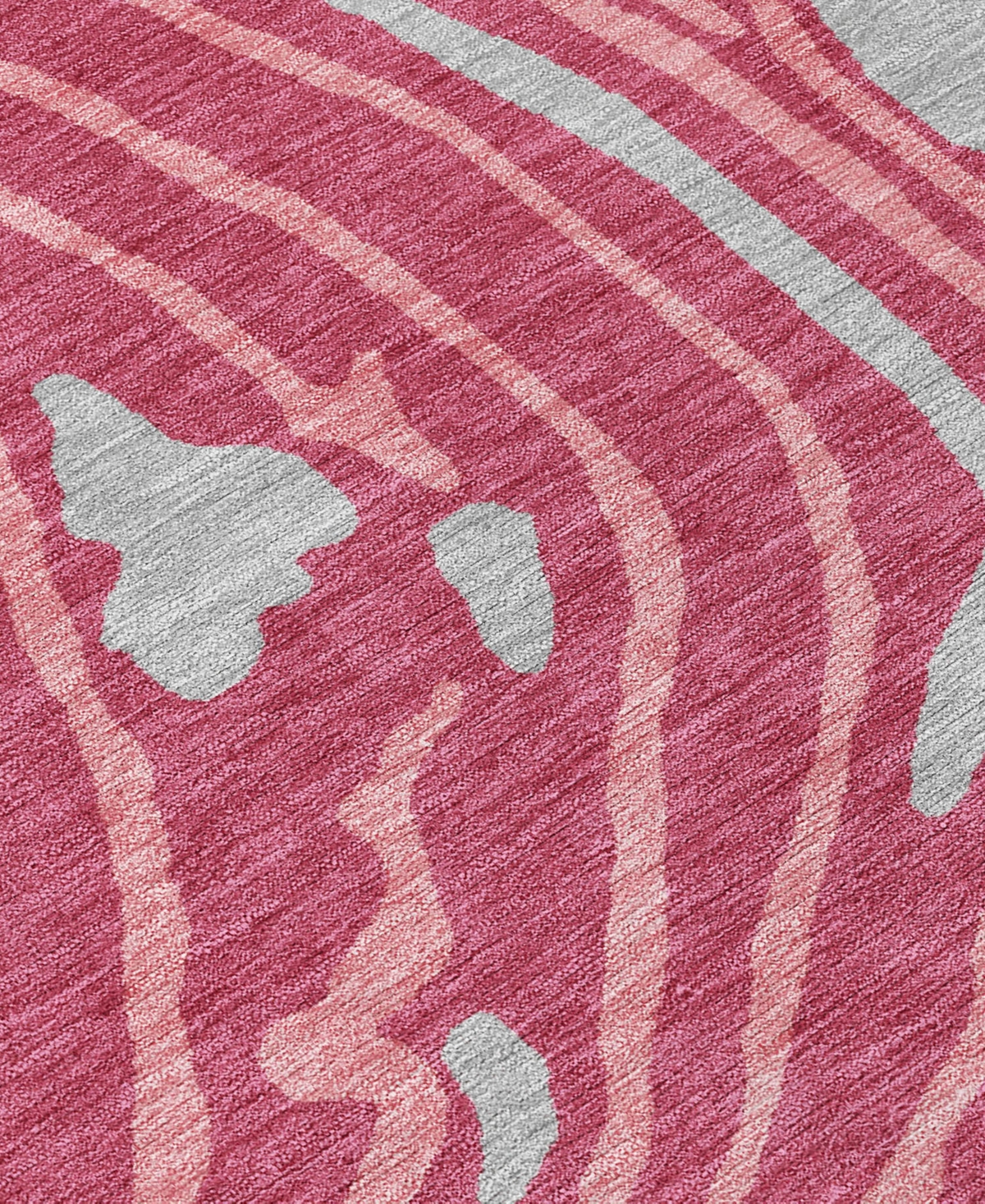 Addison Chantille Mahine Washable Acn1051 2'3"x7'6" Runner Area Rug In Rose