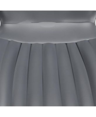 Set of 4 Adjustable Swivel Bar Stools with High Backrest, Easy Assembly for Kitchen Island and Home Bar