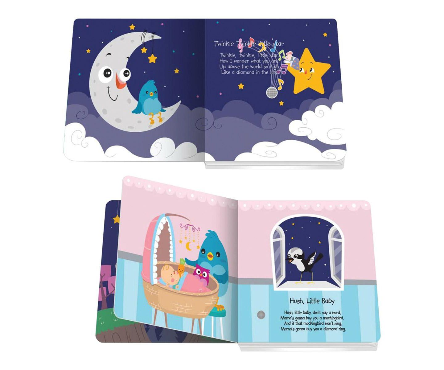 Детские игрушки Ditty Bird Bedtime and Nursery Rhyme Song Books - Set of 2 — фото 6