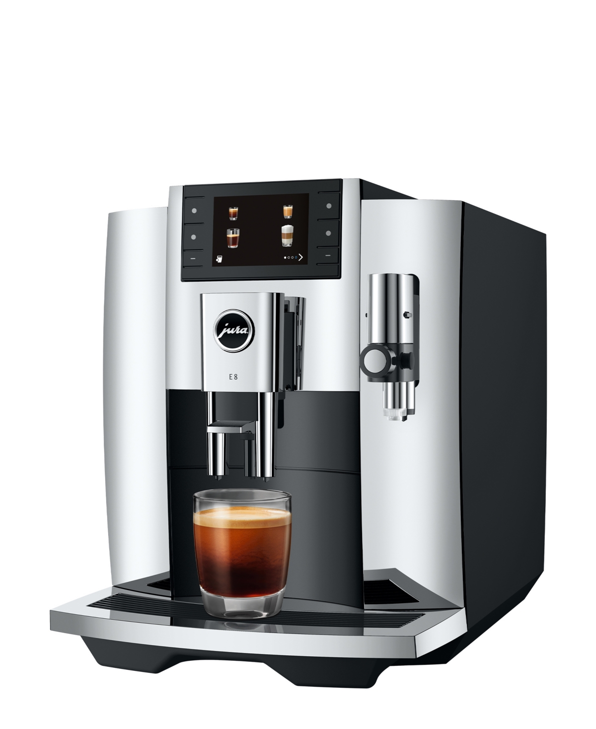Jura E8 Automatic Coffee Machine In Chrome