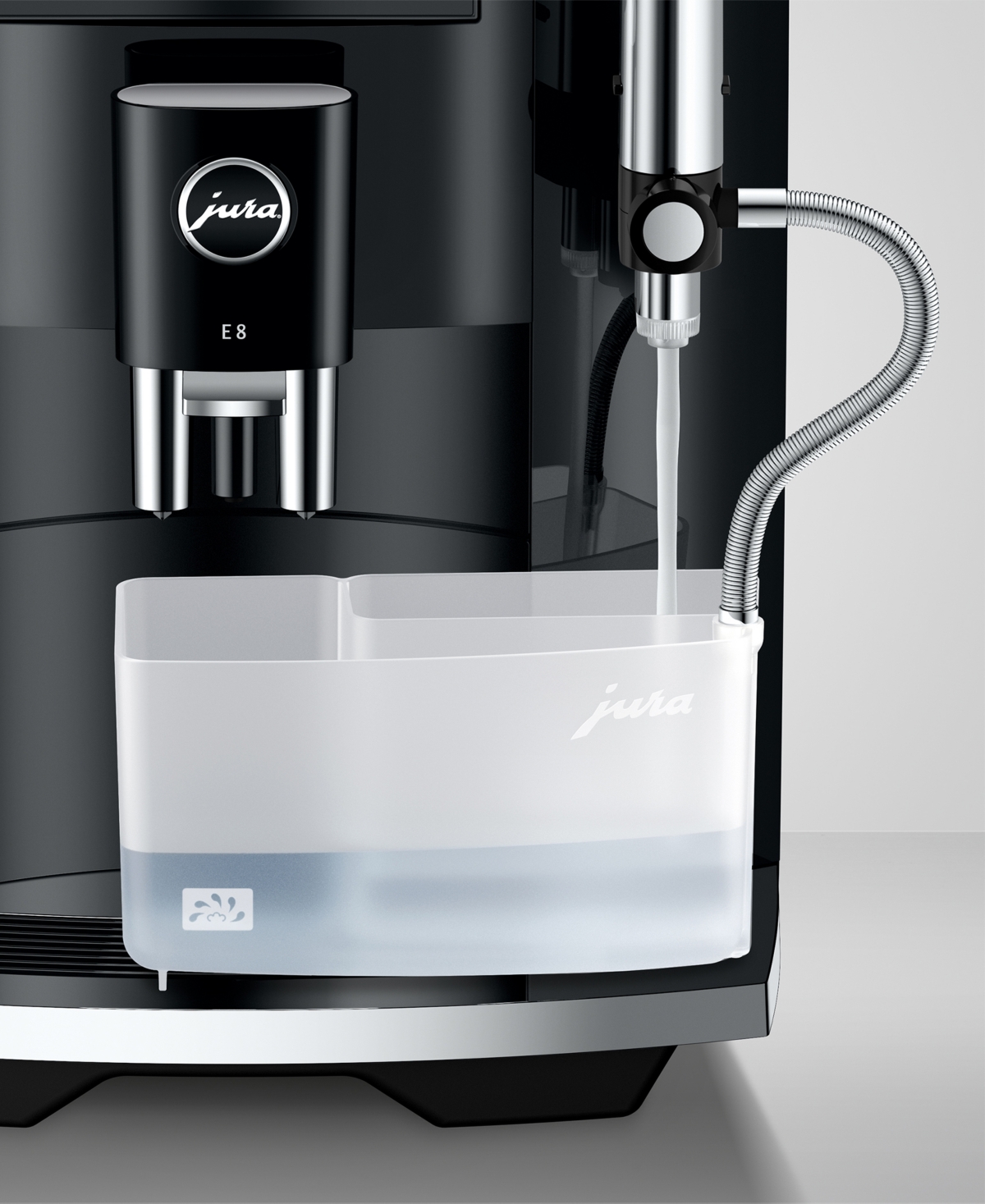 Jura E8 Automatic Coffee Machine In Piano Black