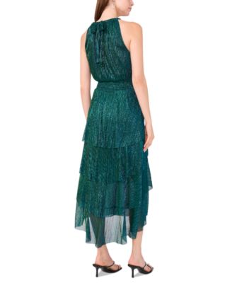 green emerald velvet dress 1.STATE Short Sleeve Folk Silhouette Floral Button Front Dress Fresh Grass  14 at Amazon Women's Clothing store main image 1