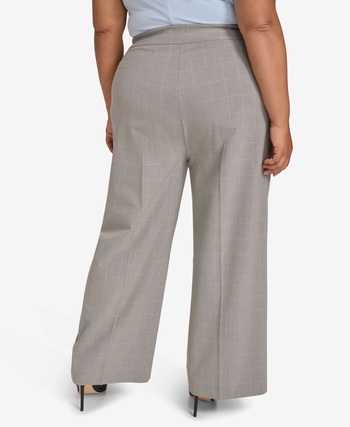 CALVIN KLEIN PLUS SIZE WIDE-LEG PANTS 