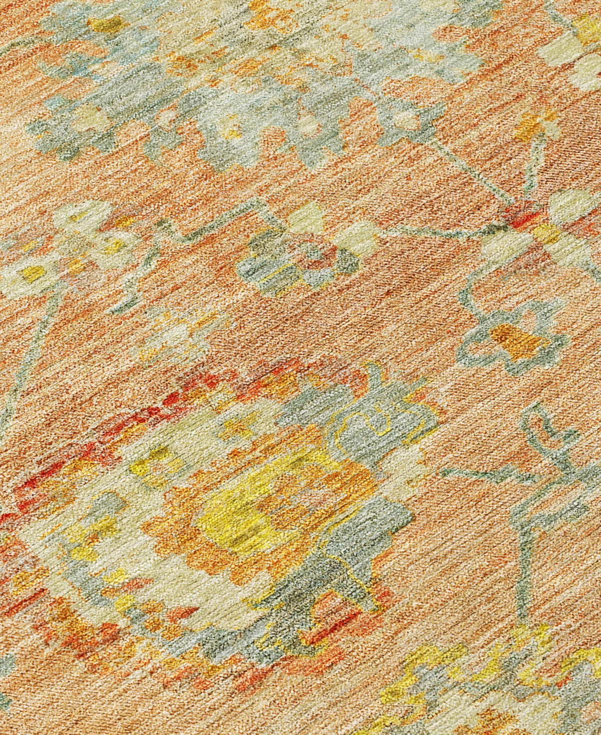 Addison Chantille Machine Washable Acn1107 8'x10' Area Rug In Coral