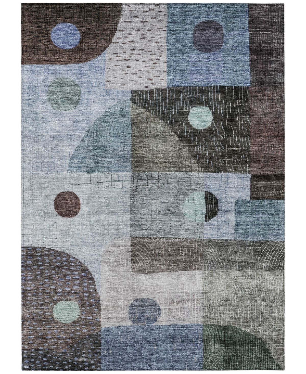 Addison Chantille Machine Washable Acn1117 8'x10' Area Rug In Blue