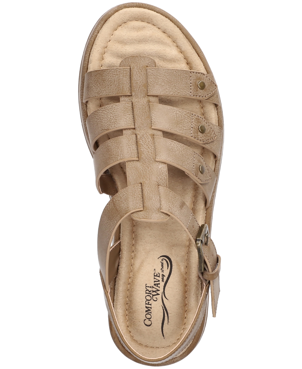 EASY STREET WOMEN'S CHIRP GLADIATOR BUCKLE SANDALS 