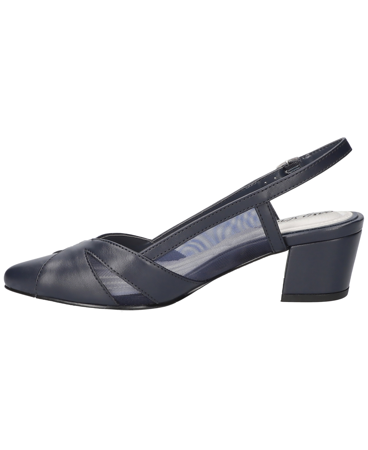 Easy Street Women's Avena Block Heel Pumps In Navy