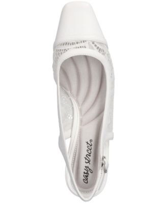 Women's Fortune Square Toe Slingback Pumps