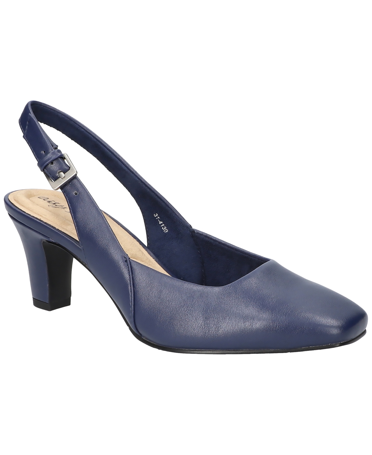 EASY STREET WOMEN'S RITSA SQUARE TOE SLINGBACK PUMPS 