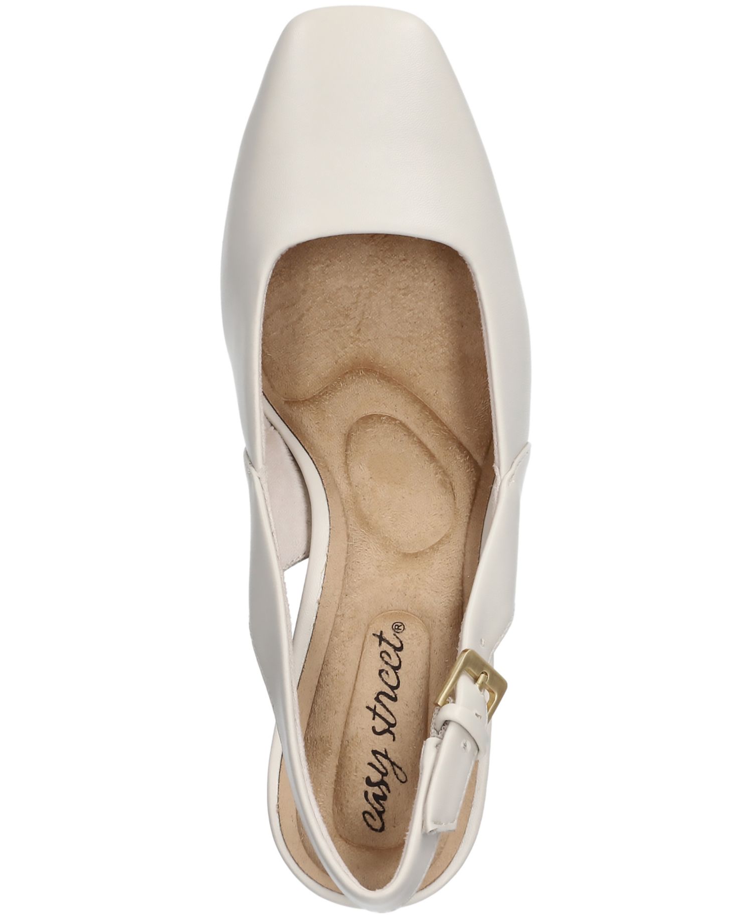 Ritsa Square Toe Slingback Pumps