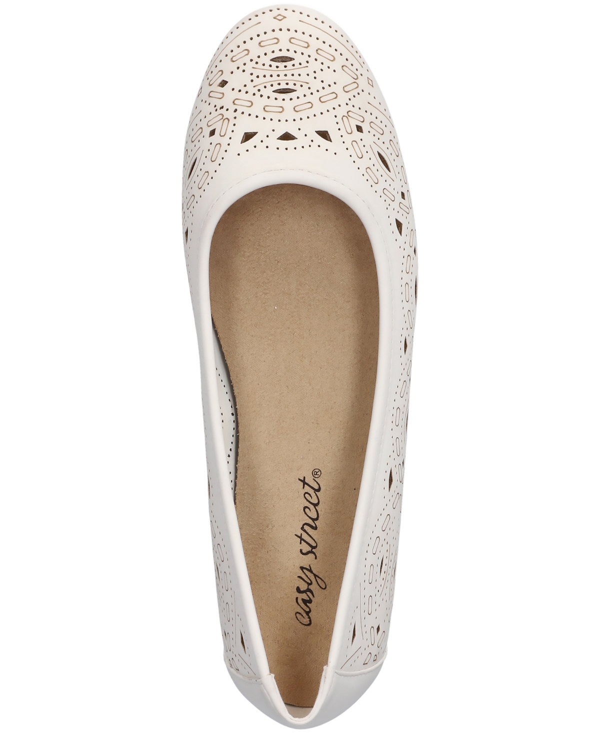 EASY STREET WOMEN'S JACKIE SLIP-ON BALLET FLATS 