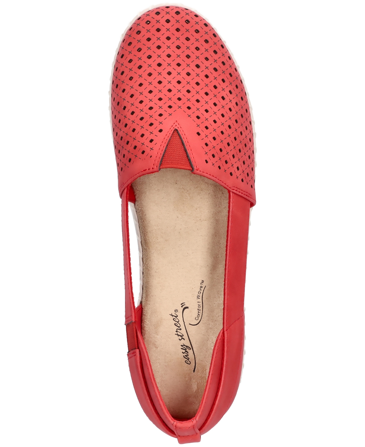 EASY STREET WOMEN'S FEDRA COMFORT SLIP-ON FLATS 