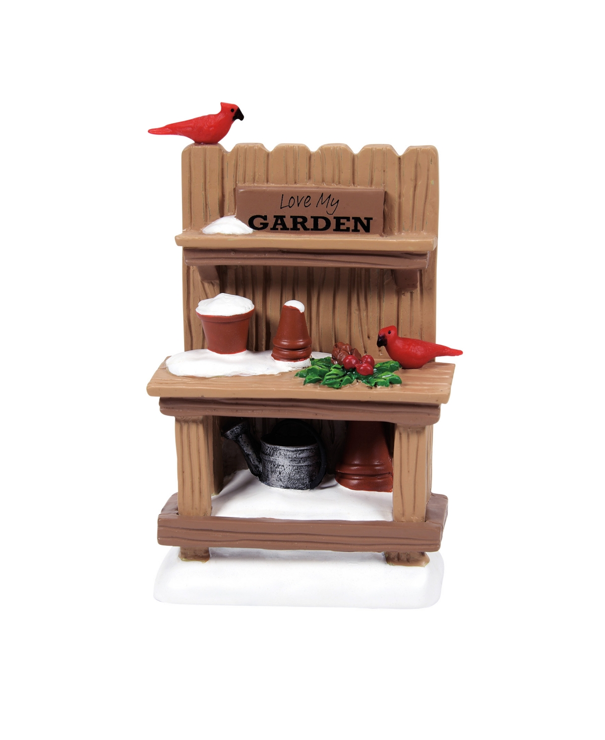 Potter Bench Birdies Village Accessory - Multi Color