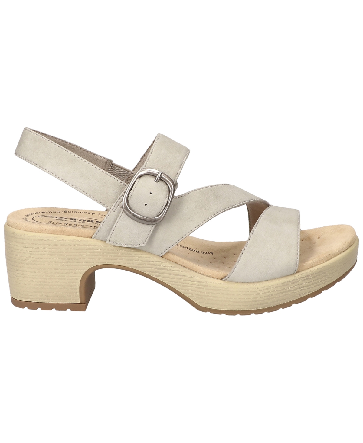 Shop Easy Street Women's Marnina Slip-resistant Sandals In Gray