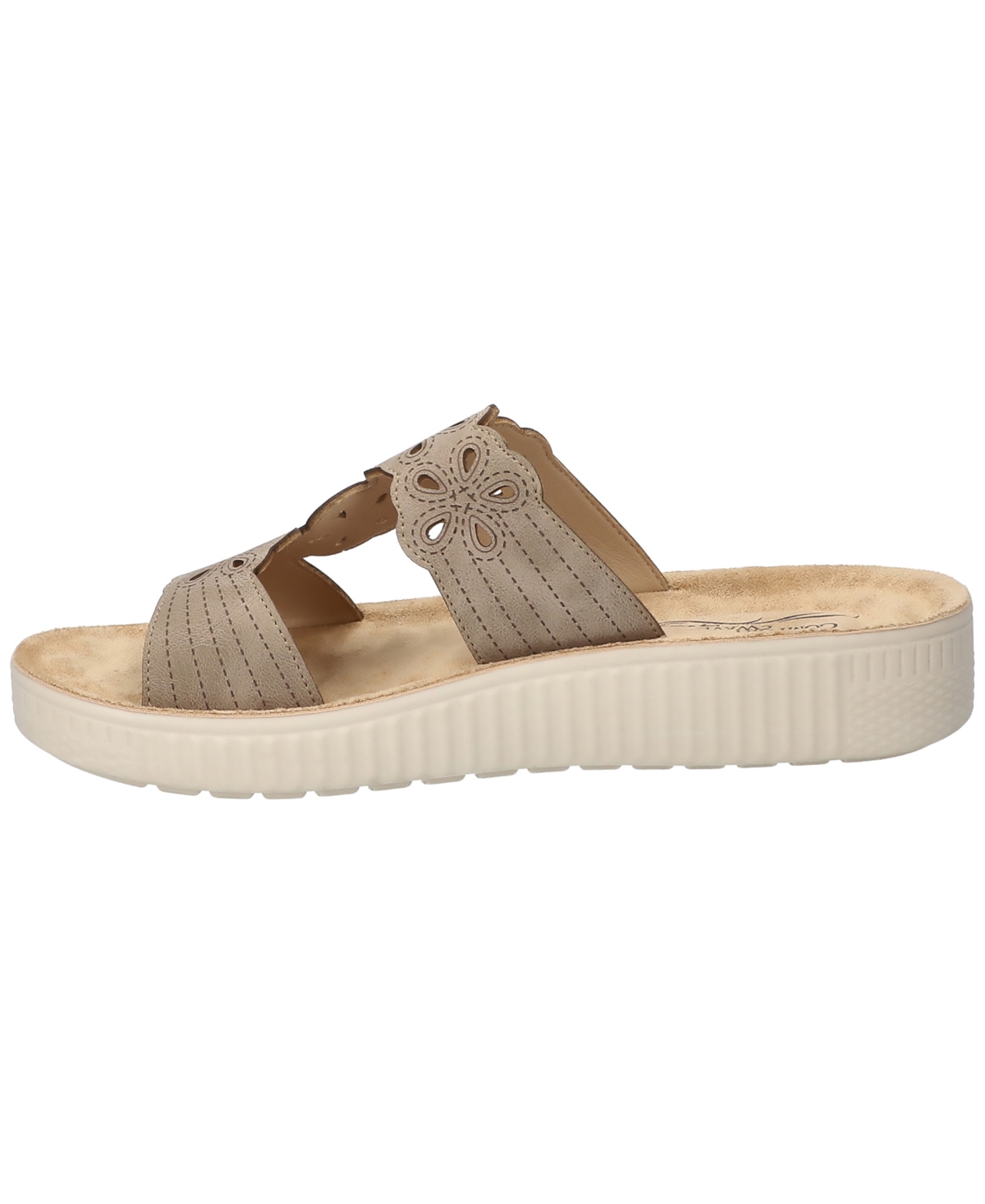 Shop Easy Street Women's Taj Slip-on Slide Sandals In Natural