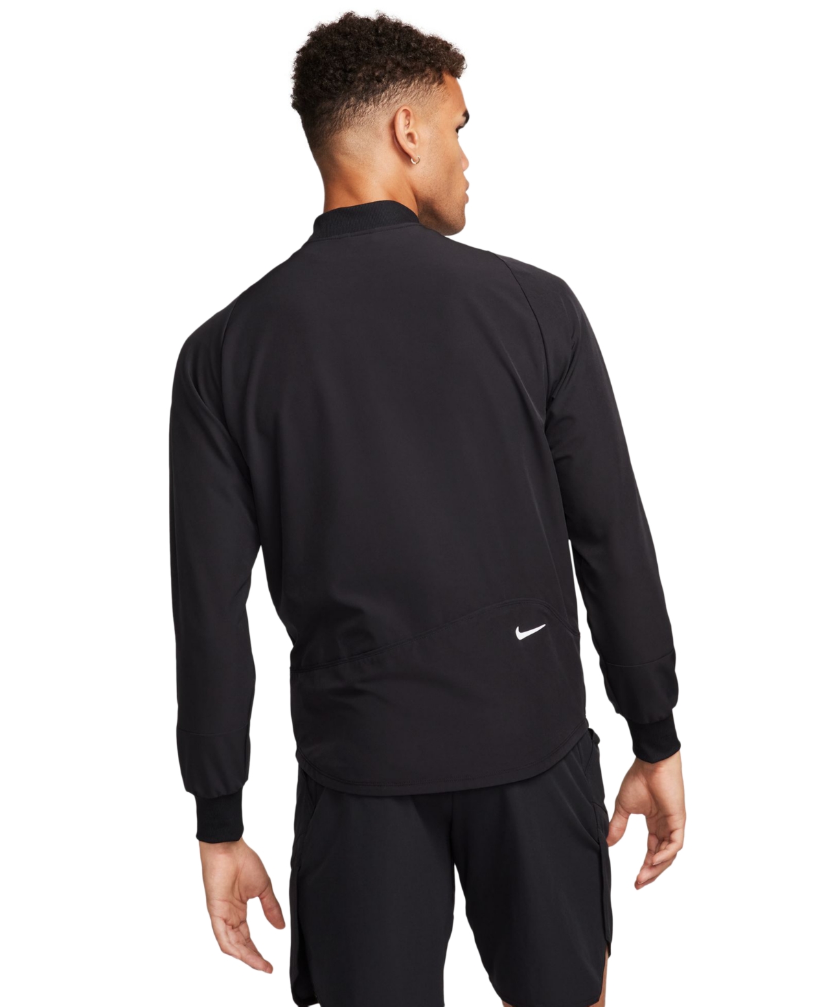 NikeCourt Men's Advantage Dri-fit Tennis Jacket -whit