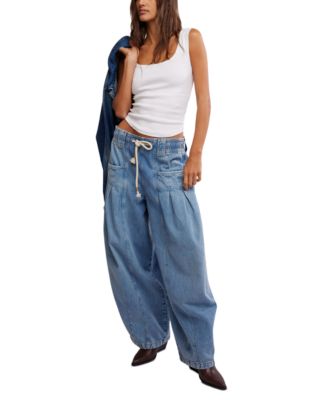 Margo Barrel Pull-On Jeans | Bergamot Margo Barrel Pull-On Jeans | Bergamot