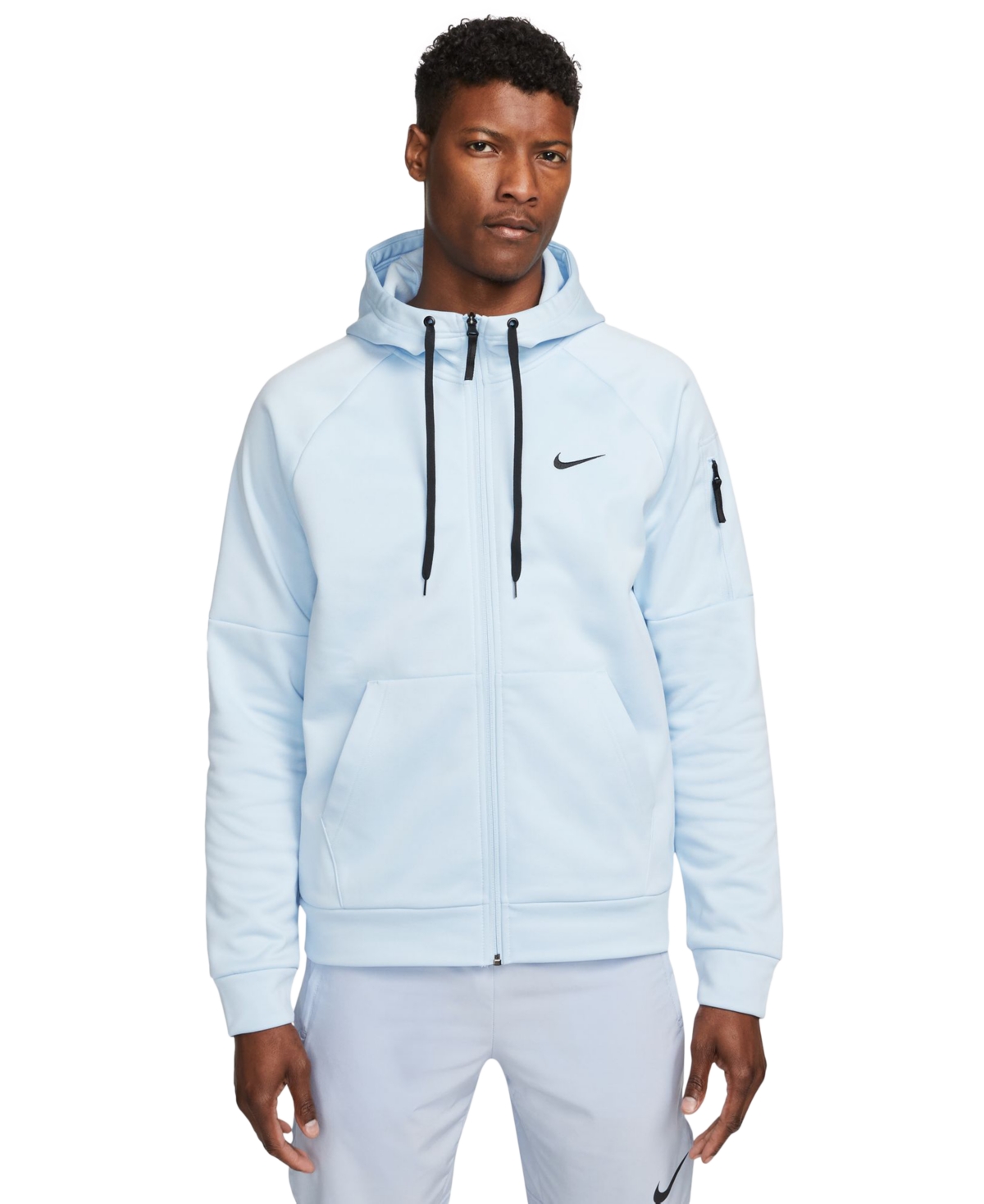 Nike Men's Therma-fit Full-Zip Logo Hoodie -bla