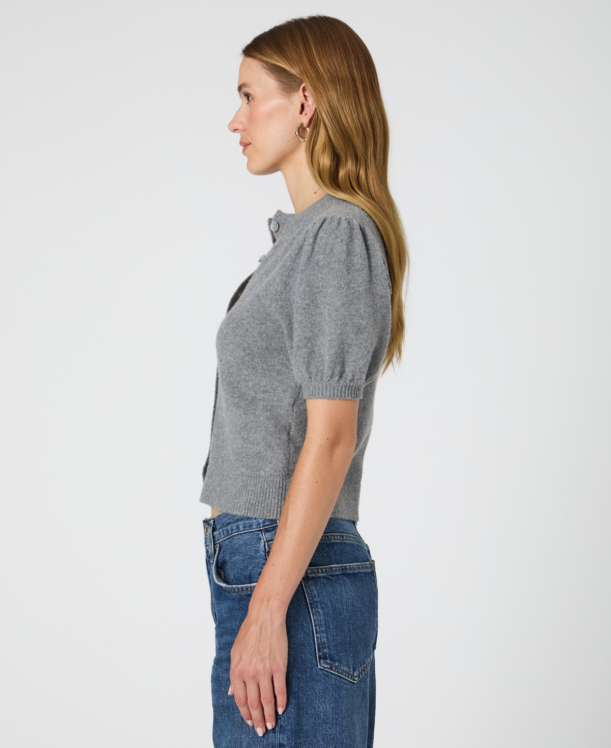 French Connection Women's Vhari Puff-Sleeve Cardigan