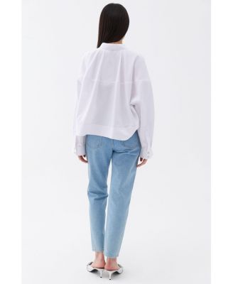 Women's Oversized Button-Up Shirt