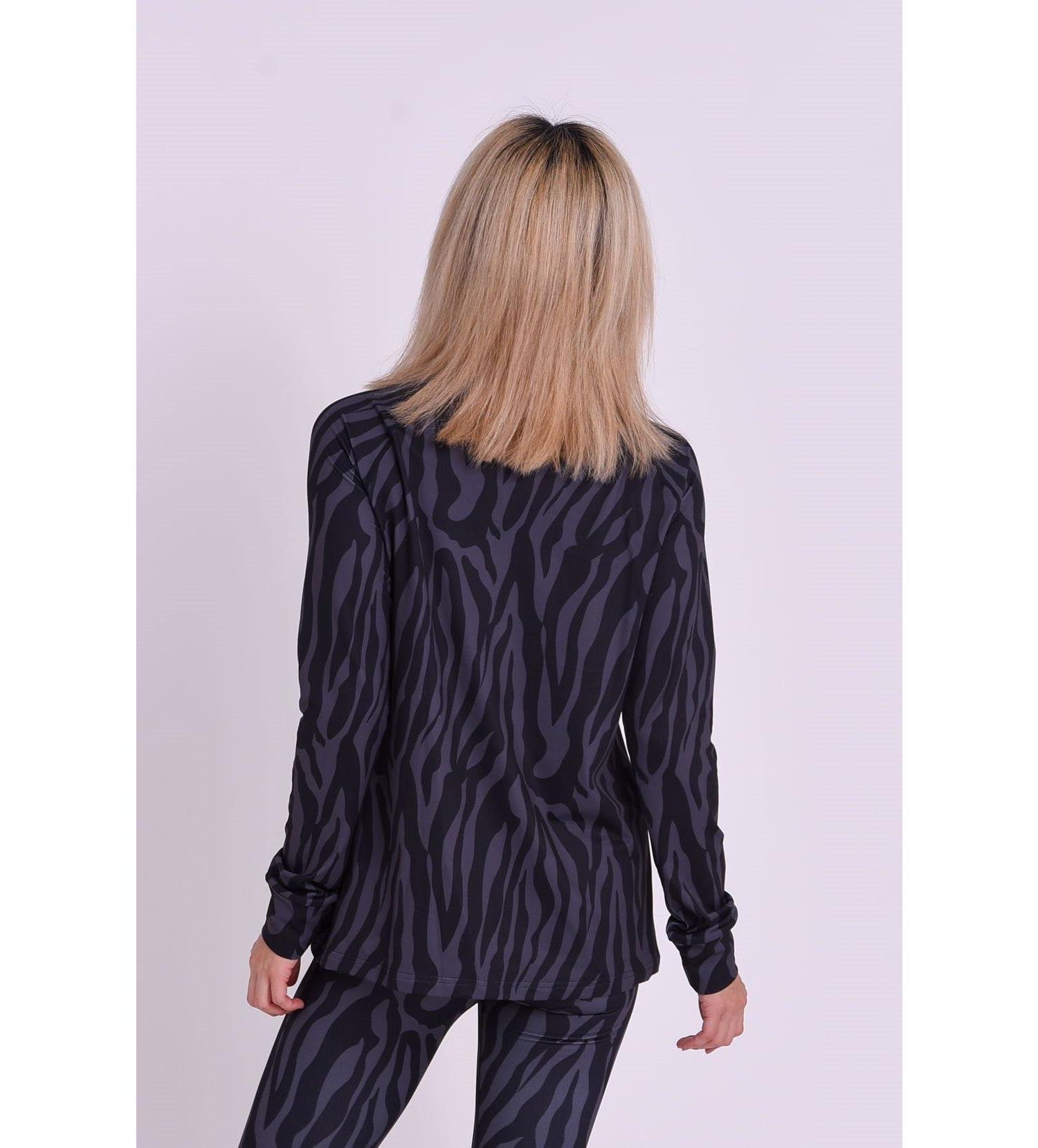 Clothing Women's Baselayer Top - Black Tiger