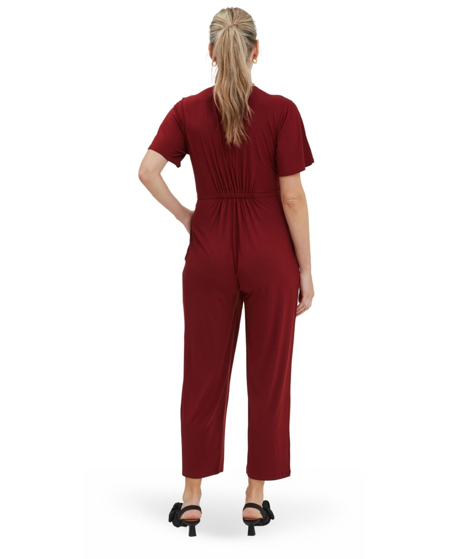 Women's Lucia Nursing Wrap Jumpsuit