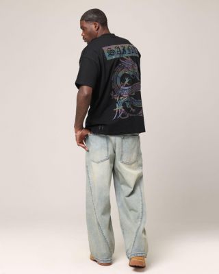 Men's Year Of The Dragon Boxy T-Shirt, Black, XLarge