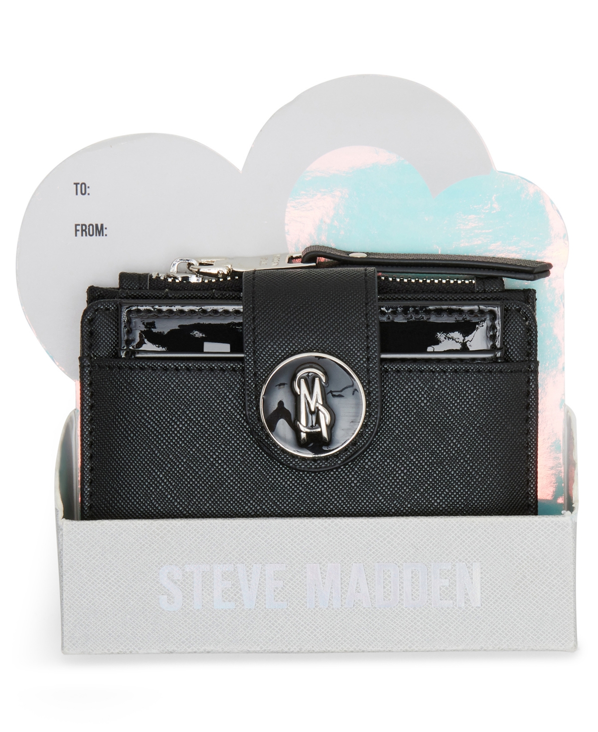 Steve Madden Bjadyn Mini Wallet In Black | ModeSens
