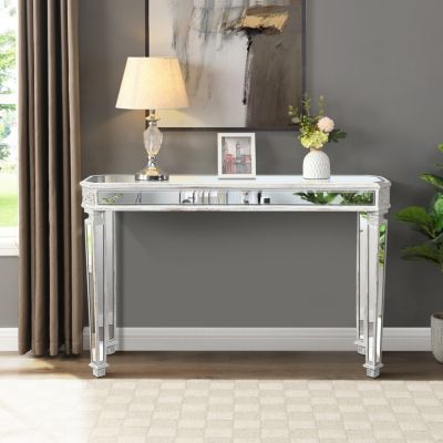 Streamdale Vintage Carved Mirror Console Table