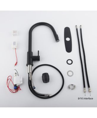 Touch-Activated Kitchen Faucet with Pull-Down Sprayer and Easy Installation