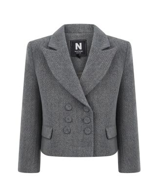 Women's Oversized Padded Shoulder Jacket