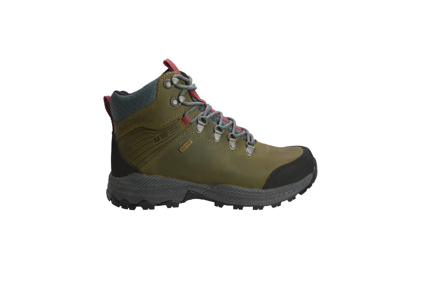 Мужские ботинки AdTec 6" Crazy Horse Leather Waterproof Work Hiker, цвет: Оливковый — фото 2