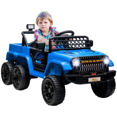 12V Kids Electric Car w/ 2WD/4WD Switch, Remote Control, Camouflage